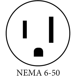 ClipperCreek HCS Plug-in 240V 40A EV Charging Station 25 ft Charging Cable  NEMA 6-50  Safety Certified  Made in America!