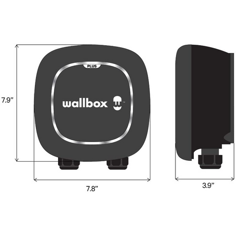Image of Pulsar Plus Level 2 Electric Vehicle Smart Charger - 40 Amp NEMA Ultra Compact, WiFi, Bluetooth, Alexa and Google Home - 25 Foot Cable - UL Certified - Indoor/Outdoor - by Wallbox