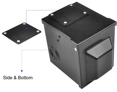 Image of NEMA 14-50R Box with Single Outlet