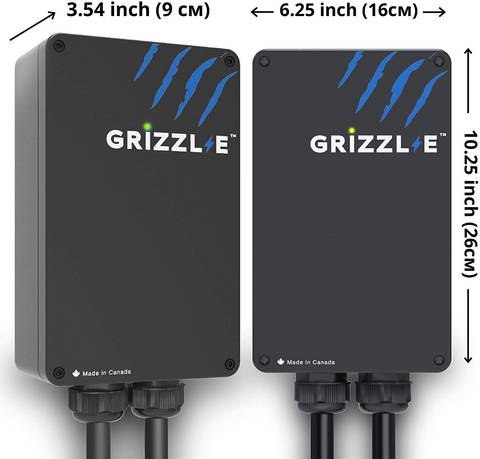 Image of Grizzl-E Level 2 EV Charger, 16/24/32/40 Amp, NEMA 6-50/14-50 Plug, 18 feet/24 feet Premium/Regular Cable, Indoor/Outdoor Car Charging Station(14-50 Plug, 24 Feet Regular Cable)