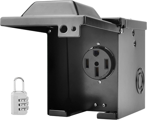 Image of NEMA 14-50R Box with Single Outlet